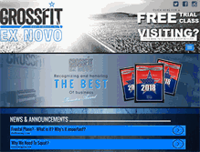 Tablet Screenshot of crossfitexnovo.com